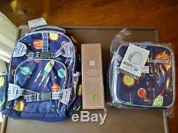 LUNCH BOX $127 Pottery barn Solar System Backpack Water bottle space school 