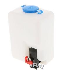 1Set New Washer Tank Pump Bottle Kit Universal Windshield Wiper System Reservoir