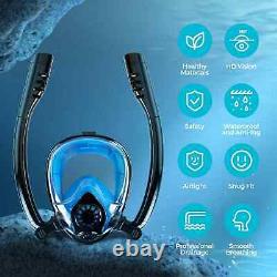 2 Bottles 0.5L Scuba Diving Tank with Snorkel Mask, Oxygen Cylinder Diving Tank