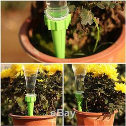 2X Garden Cone Watering Spike Plant Flower Waterers Bottle Irrigation System New