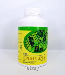 3 Bottles DXN Spirulina 500 Tablets Antioxidant and Anti-inflammatory Properties