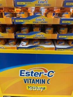 (34 bottles), Ester-C Vitamin C 1000mg (180 Tablets), EXP 2025/MA