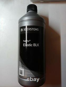 3D Systems Fabpro Elastic BLK Resin For 3D Systems Fabpro 1000 Only. 1kg Bottle