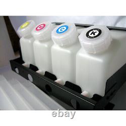 4 Bottles, 4 Cartridge Continuous Bulk Ink System CISS for Roland Inkjet Printer