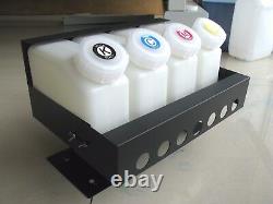 4 bottles, 8 Cartridge Bulk Ink Supply System For Roland FH-740 / XF-640 / XR-640