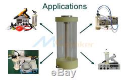 4PCS Fluidized powder hopper cup bottle for Electrostatic powder coating system
