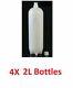 4x 2l Self Contained Dental High Pressure Water Bottle System Large Dci Type