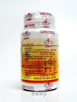 5 Bottles Gano Excel Ganoderma 90 Capsules Reishi Lingzhi Boosts Immune System