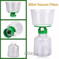 500ml Bottle Top Vacuum Filter Sterile Filtration System PES Membrane, Graduated