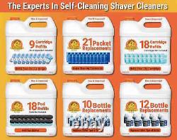 6 Braun Clean & Renew refills by Shaver Shebang Ultra Made In USA