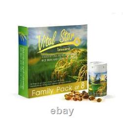 8x Vital Rice Oil Star Bran Germ Gamma Oryzanal Increase Immune System Capsule