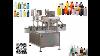 Automatic Glass Bottle Capper System Inline Spindle Cappin Gmachine With Cap Sorter