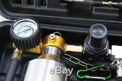 Automotive fuel system free cleaning double lifting bottle Injector three-way