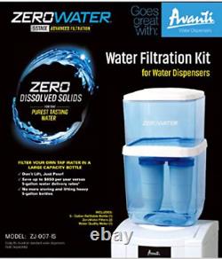 Avanti ZJ007-IS ZeroWater Water Bottle Kit Top Loading Water Cooler Water Dispen