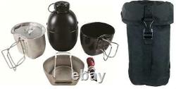 BCB 7 Piece Crusader Cooking System Metal Mug Cooker Osprey Bottle Pouch Lid