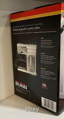 BUNN GRX-WithGRW 10 Cup Velocity Brew Coffee Maker White Brewer