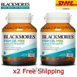Blackmores Fish Oil Mini 500mg Dietary Supplement 400 Capsules Pack of 2 Bottles