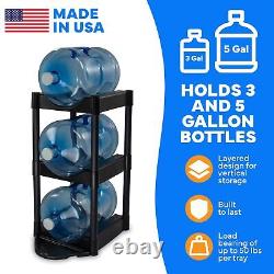 Bottle Buddy Cascada Pour & Store System Water Bottle System-3-Tier 5 Gallon Jug