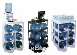Bottle Buddy Complete System Black Water Storage 6 Shelves Set