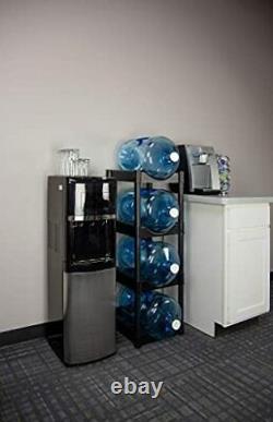 Bottle Buddy Water Racks 3 and 5 Gallon Bottles I 4-Tray Jug Storage System I