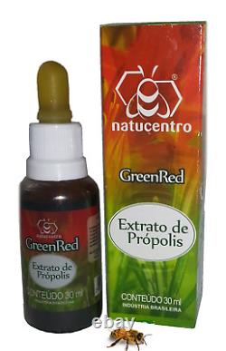 Brazil Bee Propolis Extract Green and Red blend 10 Bottles x 30ml 1oz