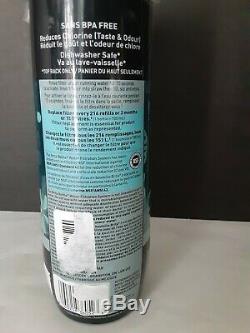 Brita Blue Floral Hard Sided Water Bottle Filtration System 23.7 oz Brand New