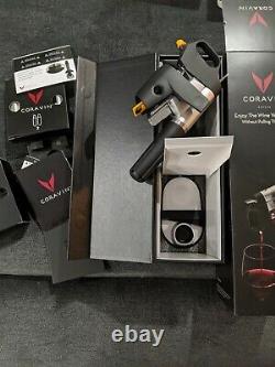 CORAVIN Model 1000 Wine System Orig. Box Capsules Base Bottle Sleeve open box