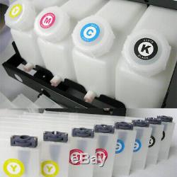 Continuous Bulk Ink System 4 Bottle 8 Cartridge for Mimaki JV-33 / JV-3 / JV-5