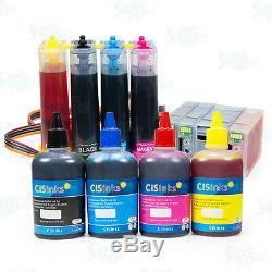 Continuous Ink System and Refill Bottles for Canon PGI-1200 MAXIFY MB2020 MB2120