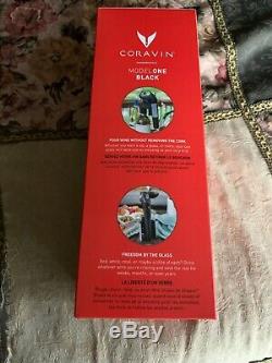 Coravin Model One Black Wine Preservation System With 5 Capsules Brand New