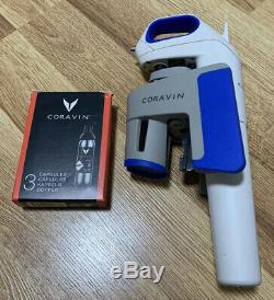 Coravin Model One Wine Bottle Opener and Preservation System 2 new Cartridges