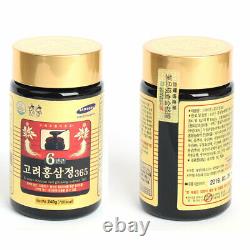 DHL Express Korean 6 Years Red Ginseng Extract 365, Saponin, Panax 240g x 4ea