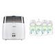 Deluxe Electric Sterilizer Bundle With Anti-colic Baby Bottles