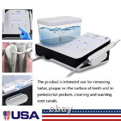 Dental Dentistry Ultrasonic Scaler System with LED Handpiece 10Tips Water Bottle