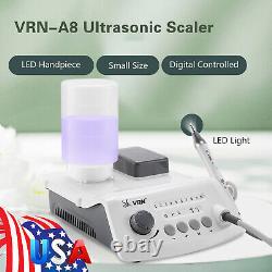 Dental Dentistry Ultrasonic Scaler System with LED Handpiece 5 Tips Water Bottle