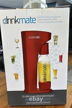 Drinkmate Carbonation System NEW Red Carbonated Drink Maker