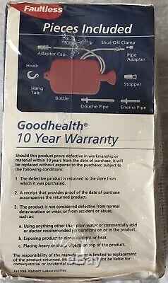 Faultless Goodhealth Combination Douche Enema Water Bottle System NEW