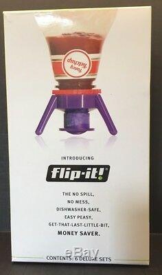 Flip-it Cap System Bottle Emptying Device Six Deluxe Sets New in Box