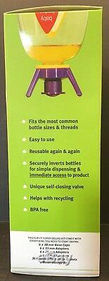 Flip-it Cap System Bottle Emptying Device Six Deluxe Sets New in Box