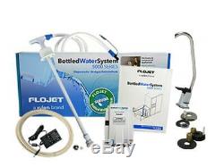FloJet BW5000 Bottled Water System PLUS Chrome Long Reach FAUCET KIT Flowjet