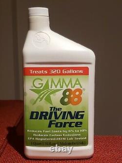Gamma 88 Diesel Fuel System Cleaner & Engine Oil Additive 21 Quarts 32oz Bottles