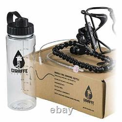 Giraffe Bottle Hands Free Drinking System, Clear Bottle, with Round Tube