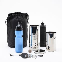 Go Berkey Kit + Sport Bottle + Berkey Primer Original Berkey Water Filter System