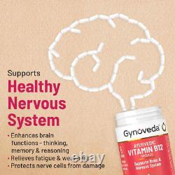 Gynoveda Vit. B-12 Caps Daily Nutrition Support To Brain&Nervous system, Ayurvedic