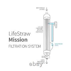 LifeStraw Mission Water Purification System, High-Volume Gravity-Fed Purifier
