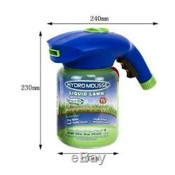 Liquid Spray Seed Lawn Care Grass Shot HYDRO MOUSSE Household Seeding System NEW