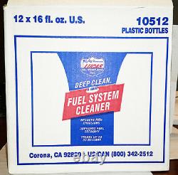Lucas 10512 Deep Clean Fuel System Cleaner Box Of 12 Bottles