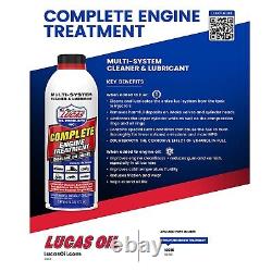 Lucas Oil Set of 12 Multi-System Complete Engine Treatment 16 Ounce Bottles