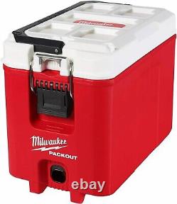 Milwaukee 48-22-8460 16 Quart Packout Compact Cooler Red