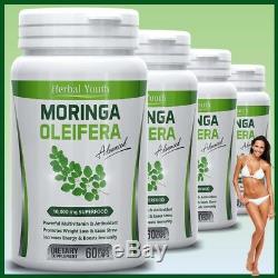 Moringa Oleifera LEAF EXTRACT Capsules 10,000mg SUPERFOOD IMMUNE SYSTEM Pill